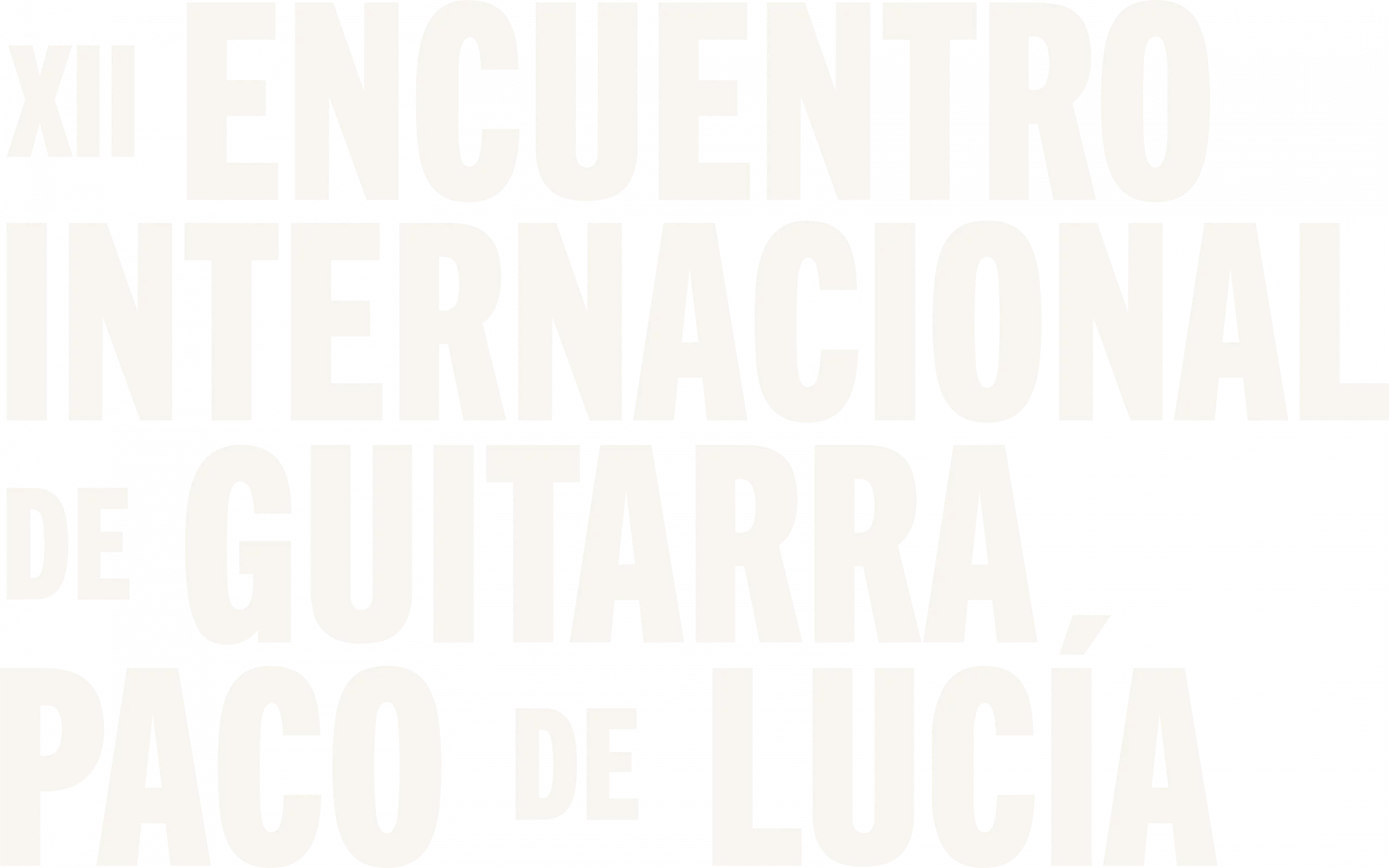 Encuentro Internacional de Guitarra Paco de Lucía