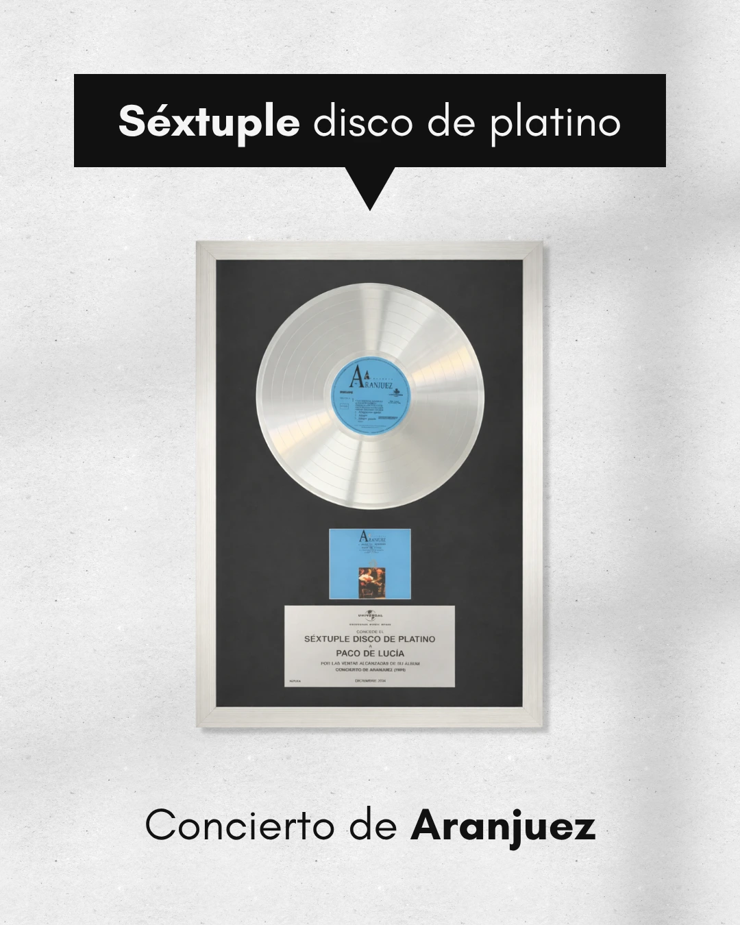 Aranjuez · disco de platino